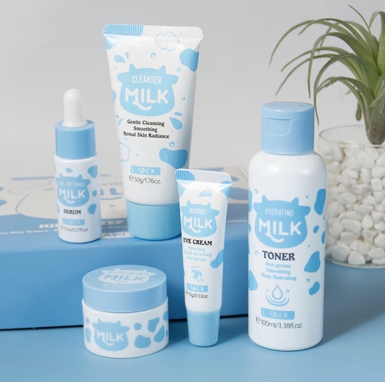 Glowing Milk Skincare Set